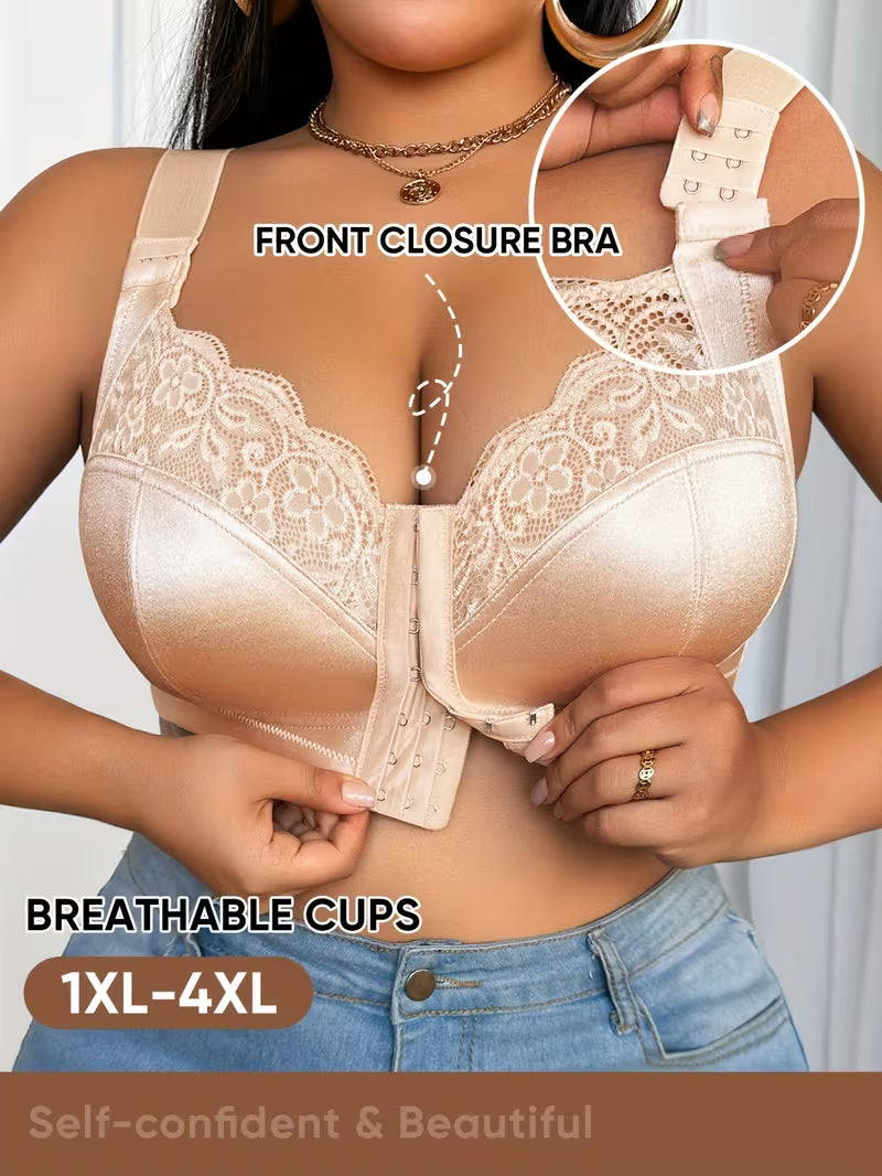 👙TRIAUMPH – [4 τεμ.]🔥50% γυναικείο σουτιέν πλήρους κάλυψης για γυναίκες plus size - Σουτιέν plus size με εκφραστικές αναλογίες