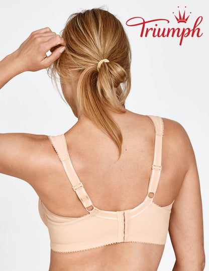 Triumph® 4 részes szett 🥰 A kényelmes melltartó tiszta pamutból készült, és nagyobb mellmérettel rendelkező nők számára alkalmas.