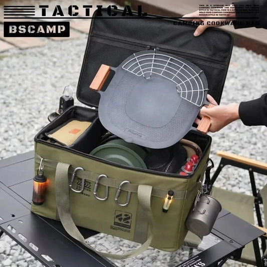 🔥Hot Sale 49% OFF🔥Μεγάλης χωρητικότητας Εξωτερική πτυσσόμενη τσάντα αποθήκευσης Αδιάβροχη φορητή οργάνωση κάμπινγκ και πικνίκ