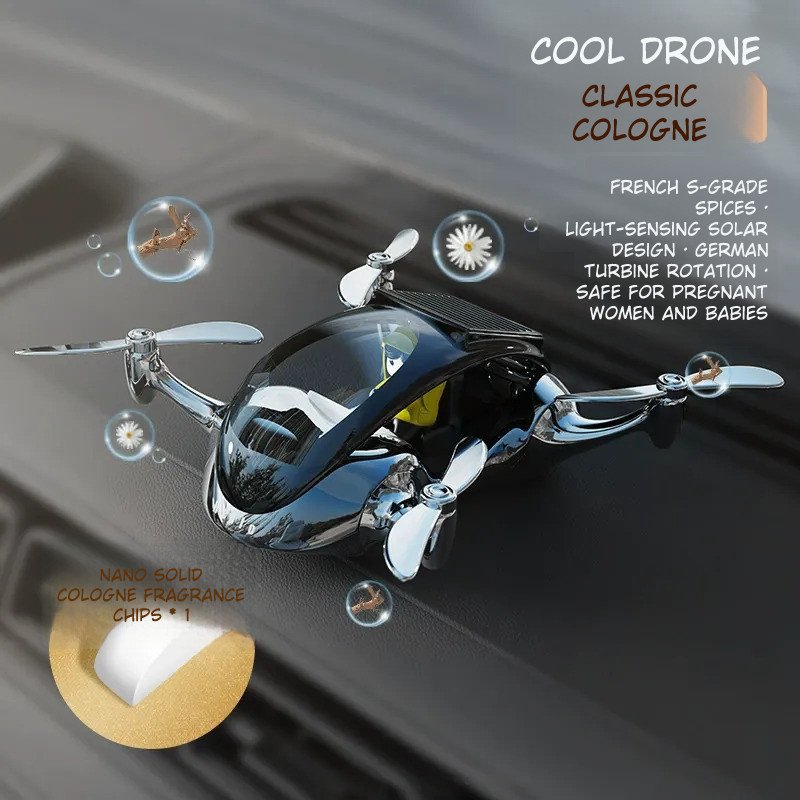 Περιστρεφόμενο ηλιακό drone με άρωμα αυτοκινήτου