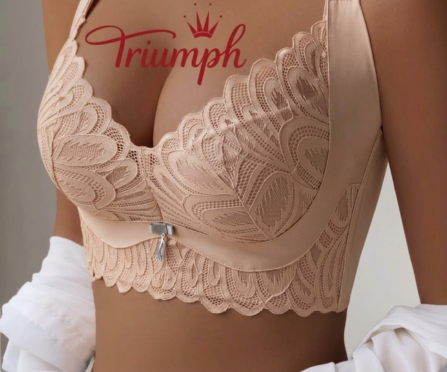 💥 TRIUMPH – [4 db-os] Merevítő nélküli csipkemelltartók