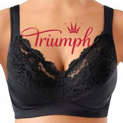 Triumph - 3τμχ (75A-110F) 💝Μαλακό σουτιέν με άνετες τιράντες, χωρίς✨ καλώδια